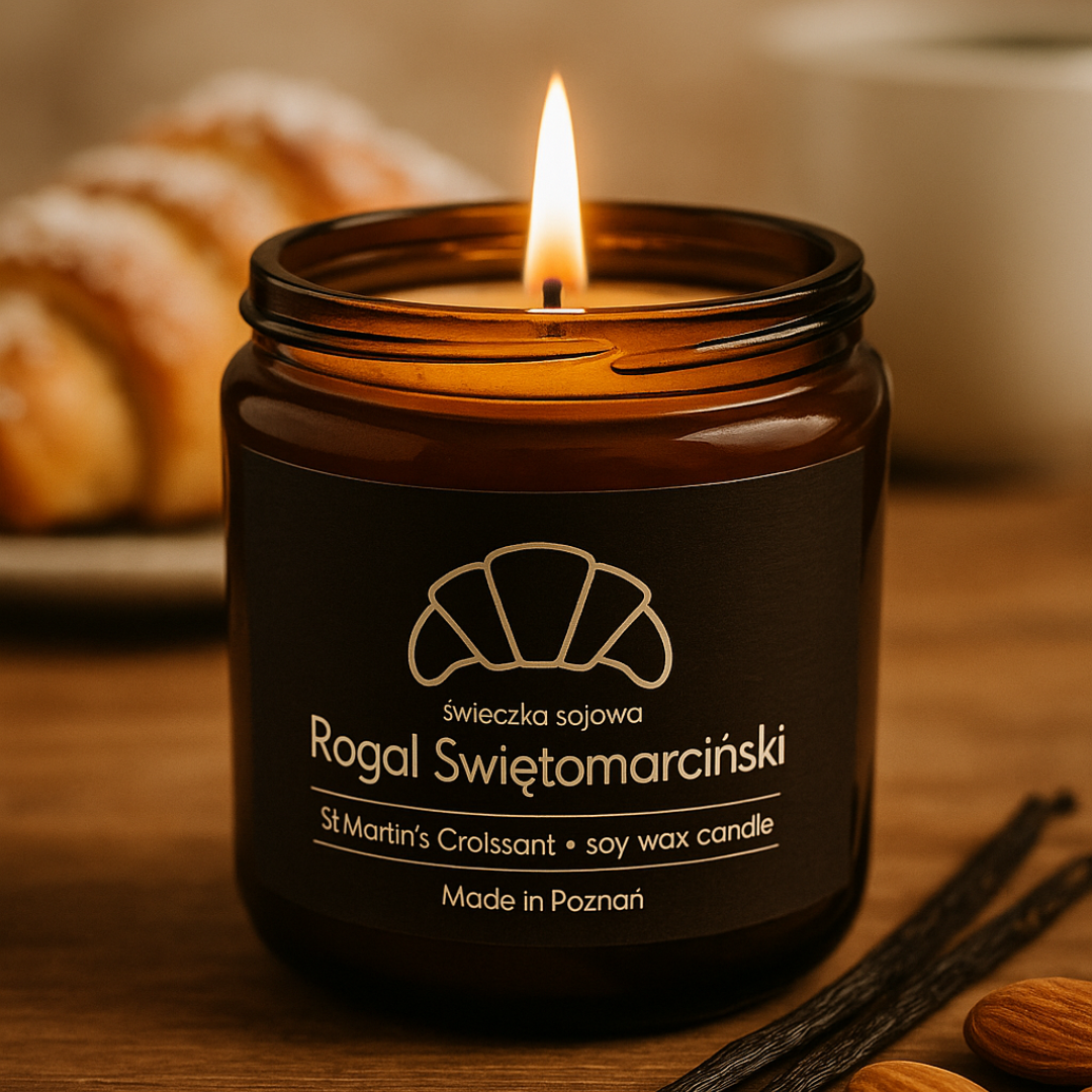 Świeca sojowa – Rogal Świętomarciński